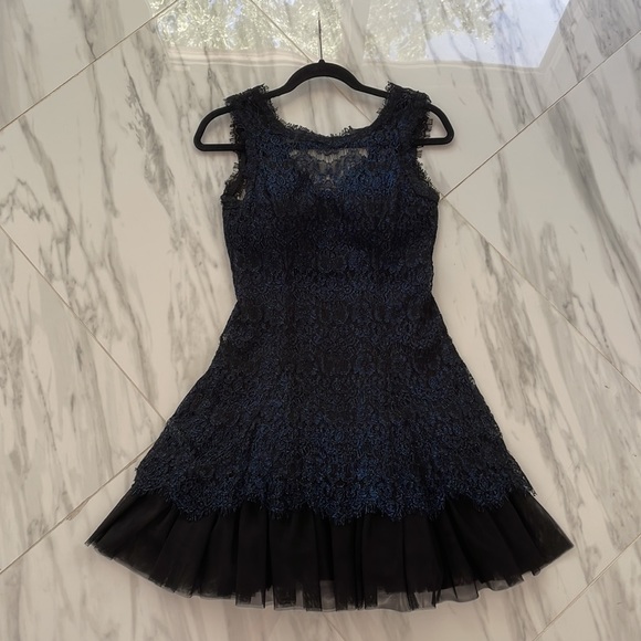 🌺🌺Betsy & Adam Beautiful Women’s Lace Dress Size Small 🌺🌺🌺 - Picture 11 of 12